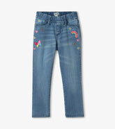Hatley Girls Pretty Patches Stretch Jeans