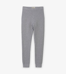 Hatley Girls Silver Shimmer Cable Knit Leggings