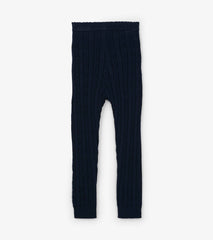 Hatley Baby Navy Cable Knit Leggings