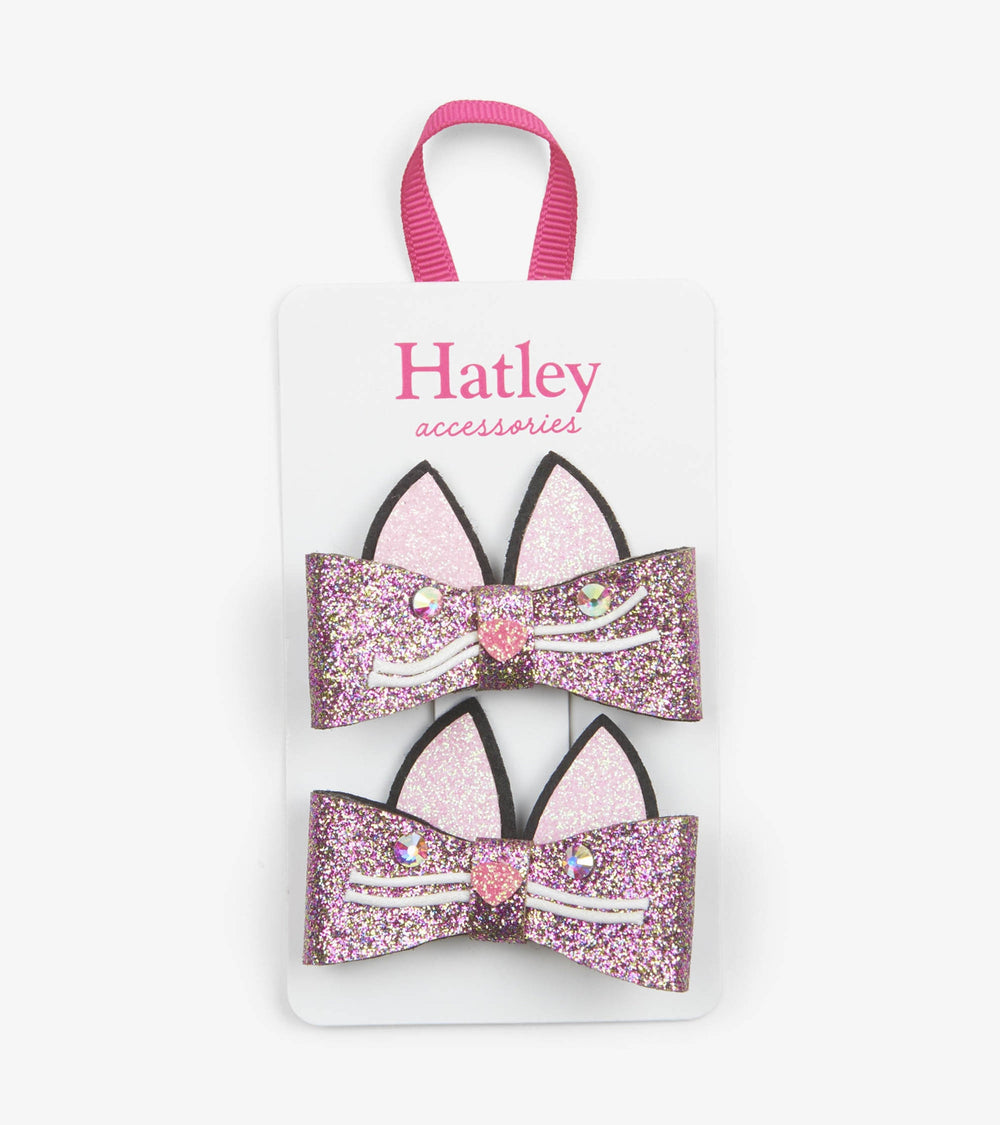 Hatley Glitter Kitties Hair Clips