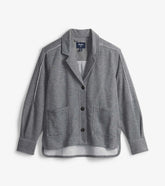 Hatley Emily Relaxed Blazer - Charcoal Melange