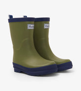 Hatley Kids Forest Green Matte Rain Boots