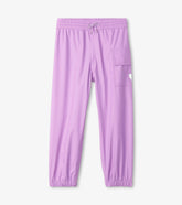 Hatley Lilac Kids Rain Pants