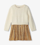 Hatley Girls Holiday Mixed Media Dress
