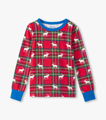 Hatley Boys Elk Plaid Pajama Set