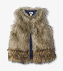 Hatley Girls Faux Fur Vest