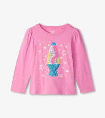 Hatley Girls Lava Lamp Long Sleeve Graphic Tee