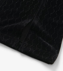 Hatley Girls Black Sparkle Wave Velour Flared Pants