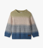 Hatley Baby & Toddler Boys Blue Combo Crew Neck Sweater