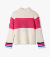 Hatley Girls Colorblock Mockneck Sweater