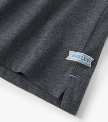 Hatley Boys Blue and Grey Color Block Long Sleeve Polo Shirt