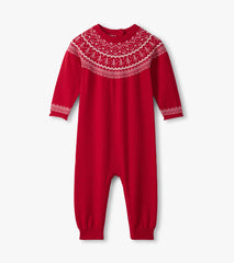 Hatley Baby Girls Fair Isle Sweater Romper