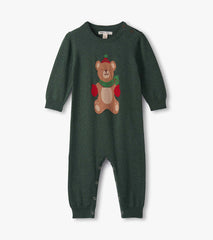 Hatley Baby Boys Teddy Bear Sweater Romper