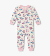 Hatley Baby Girls Elegant Swans Cotton Sleeper