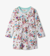 Hatley Girls Fall Floral Long Sleeve Nightdress
