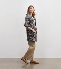 Hatley Sweater Blazer - Floral Vines