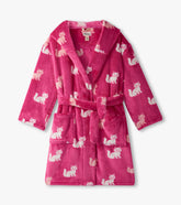 Hatley Girls Little Kitties Fuzzy Fleece Robe