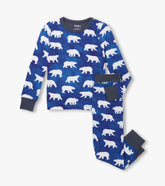 Hatley Boys Midnight Polar Bear Pajama Set
