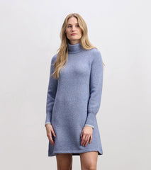 Hatley Swing Sweater Dress - Light Denim
