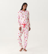 Hatley Women's Cut Out Hearts Pajama Set