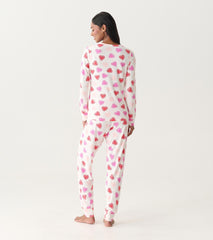 Hatley Women's Cut Out Hearts Pajama Set