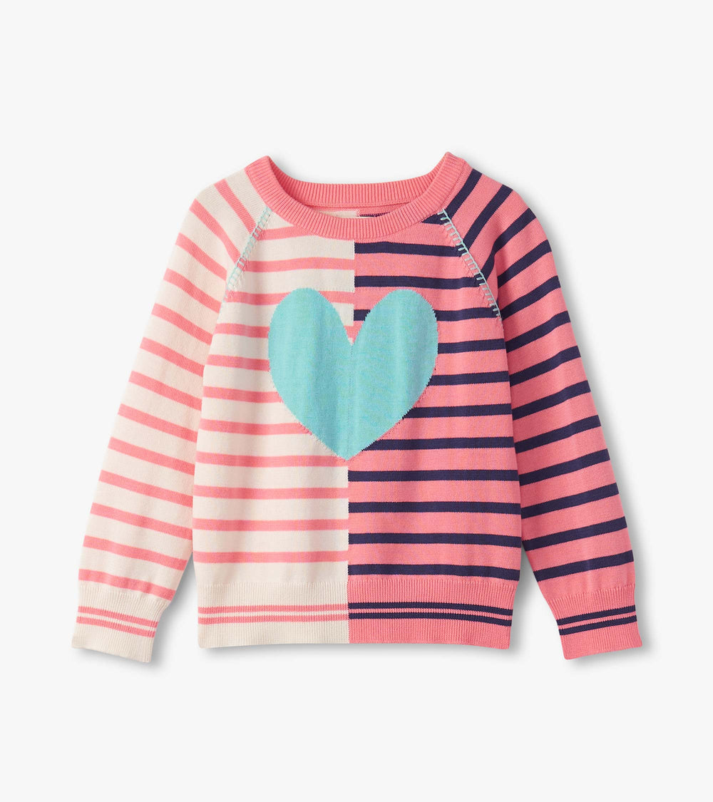 Hatley Girls Mixed Stripes Sweater