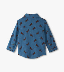 Hatley Baby & Toddler Boys Ranch Horses Button Down Shirt