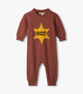 Hatley Baby Boys Sheriff Knit Romper
