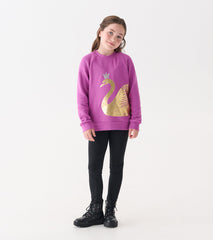 Hatley Girls Swan Slouchy Pullover
