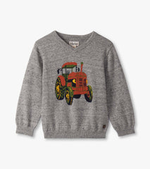 Hatley Baby & Toddler Boys Tractor V-Neck Sweater