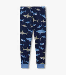Hatley Boys Shark Frenzy Long Sleeve Pajama Set
