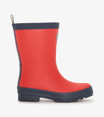 Hatley Kids Red & Navy Matte Rain Boots