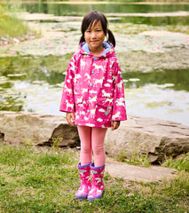 Hatley Rainbow Unicorns Raincoat