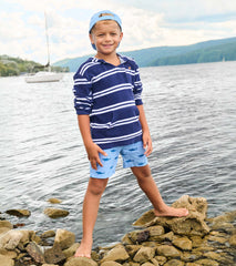 Hatley Boys Sharks Oxford Woven Shorts
