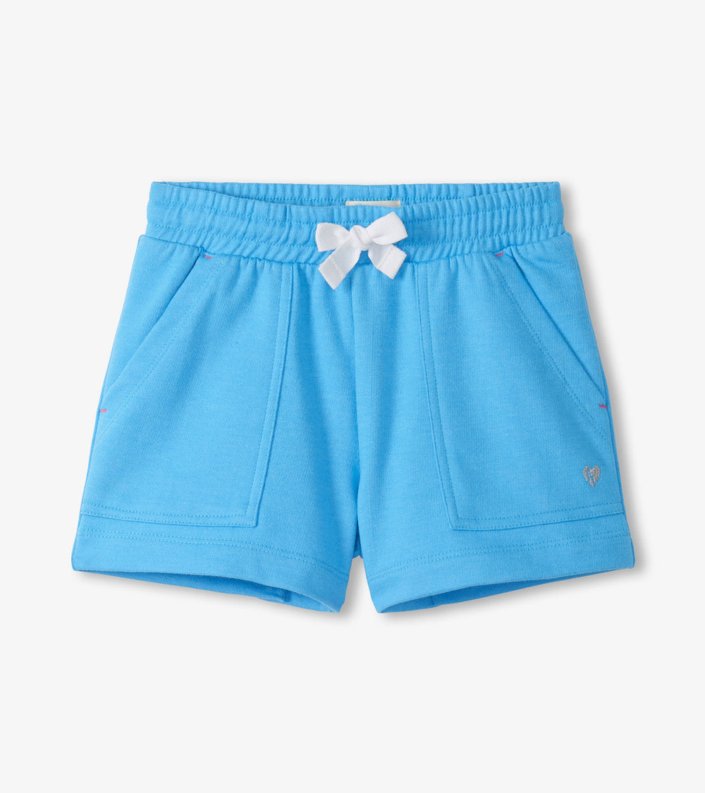 Hatley Girls Baby Blue Easy Basic Shorts