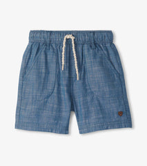 Hatley Boys Indigo Woven Shorts