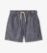 Hatley Boys Striped Blue Woven Shorts