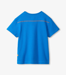 Hatley Boys French Blue Drop Shoulder T-Shirt