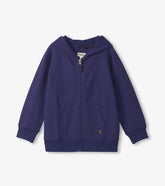 Hatley Boys Patriot Blue Full-Zip Hoodie