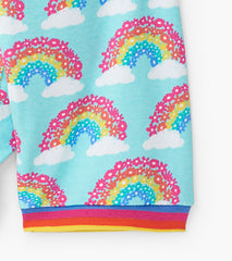 Hatley Magical Rainbows Organic Cotton Short Pajama Set