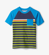 Hatley Fish Stripes Short Sleeve Rashguard