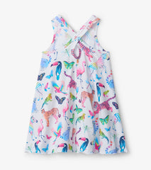 Hatley Watercolor Jungle Trapeze Dress