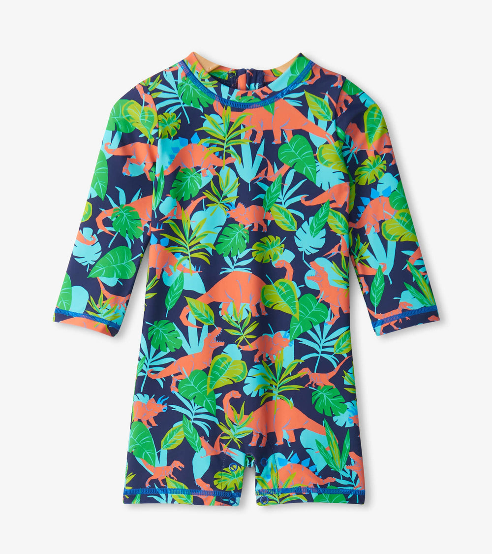 Hatley Baby Boys Dino Jungle One-Piece Rashguard