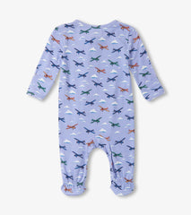 Hatley Baby Boys Airplanes Footed Sleeper