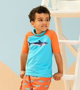 Hatley Boys Sharks Short Sleeve Rashguard