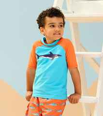 Hatley Boys Sharks Short Sleeve Rashguard