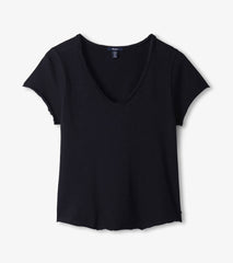 Hatley Sadie V-Neck Tee - Black