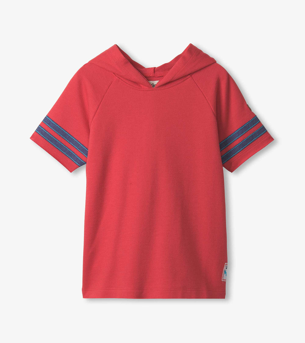 Hatley Boys Jersey Number Raglan Hoodie Tee