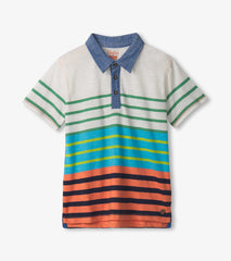 Hatley Boys Spring Stripes Polo Tee