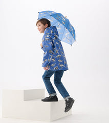 Hatley Boys Dino Extinction Zip-Up Rain Jacket